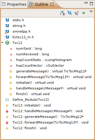 Navigating with Outline View