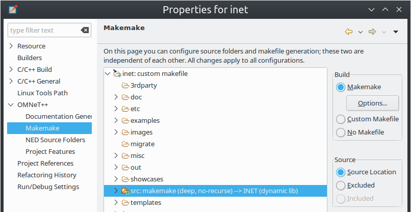 Configuring Makefiles