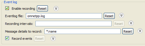 INI file eventlog configuration
