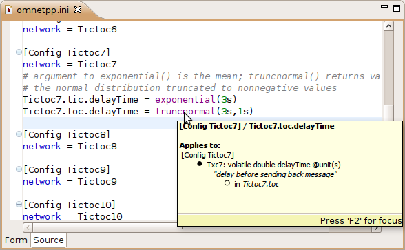Editing the INI file in text mode