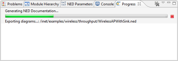 Generating NED documentation in progress