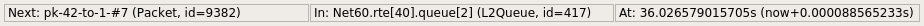 The top status bar