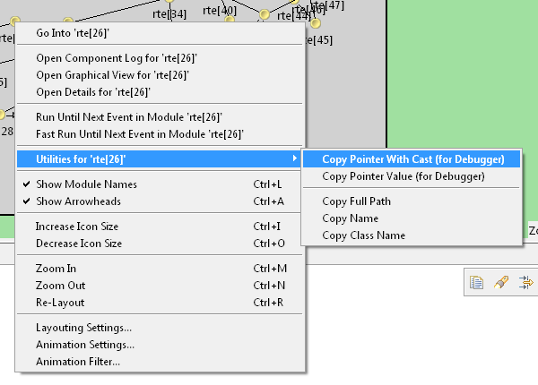 The Utilities submenu